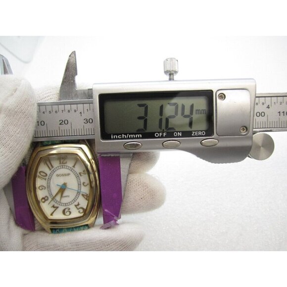 Women Gossip Quartz WR Analog 31mm Dial Watch (G966) "New Battery" - Picture 2 of 9